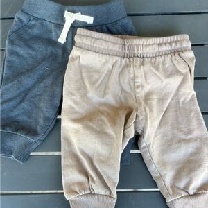 H&M & Carters Kids' Jogger Pants - Dark Gray and Beige